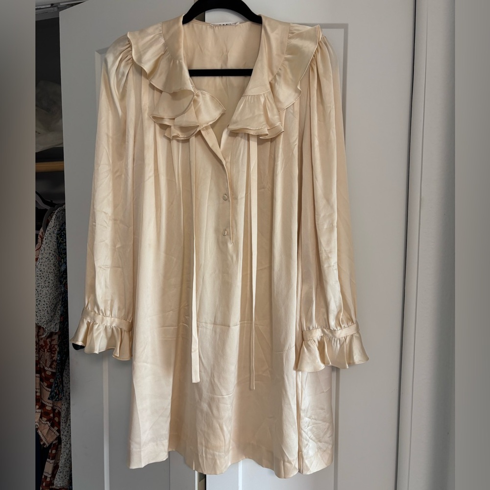 Doen silk mini dress S